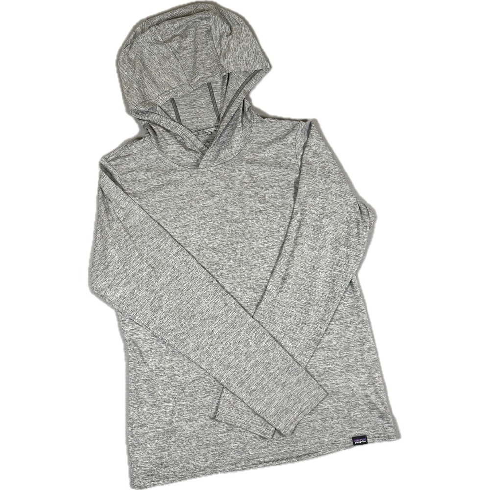 Patagonia Capilene Cool Daily Hoodie Women Small Gray Heathered Sun Protection